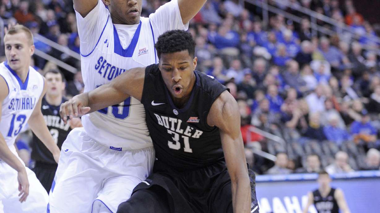 Jones scores 23, Butler upsets No. 21 Seton Hall