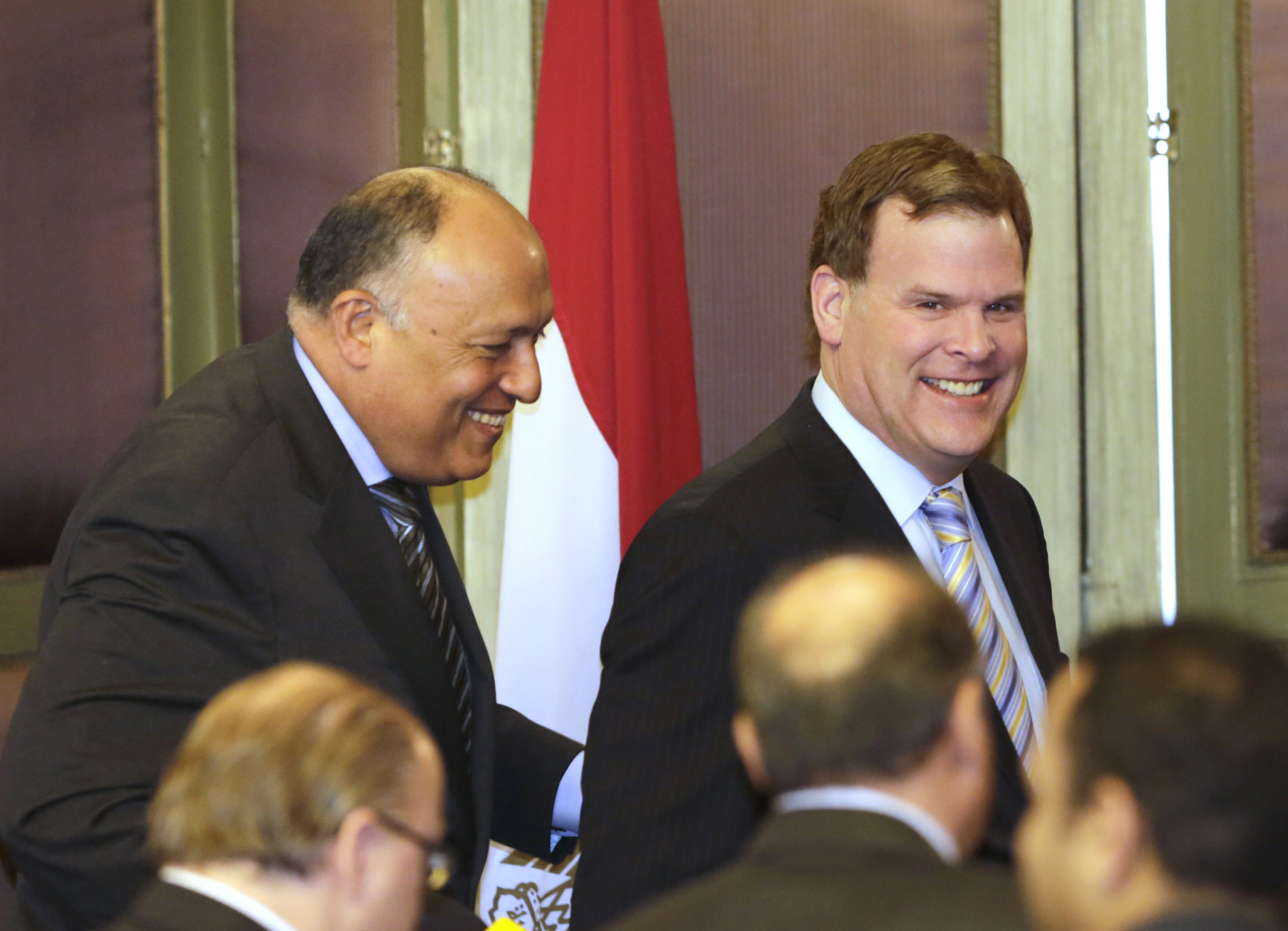 Canada's FM discusses jailed reporters on Egypt visit