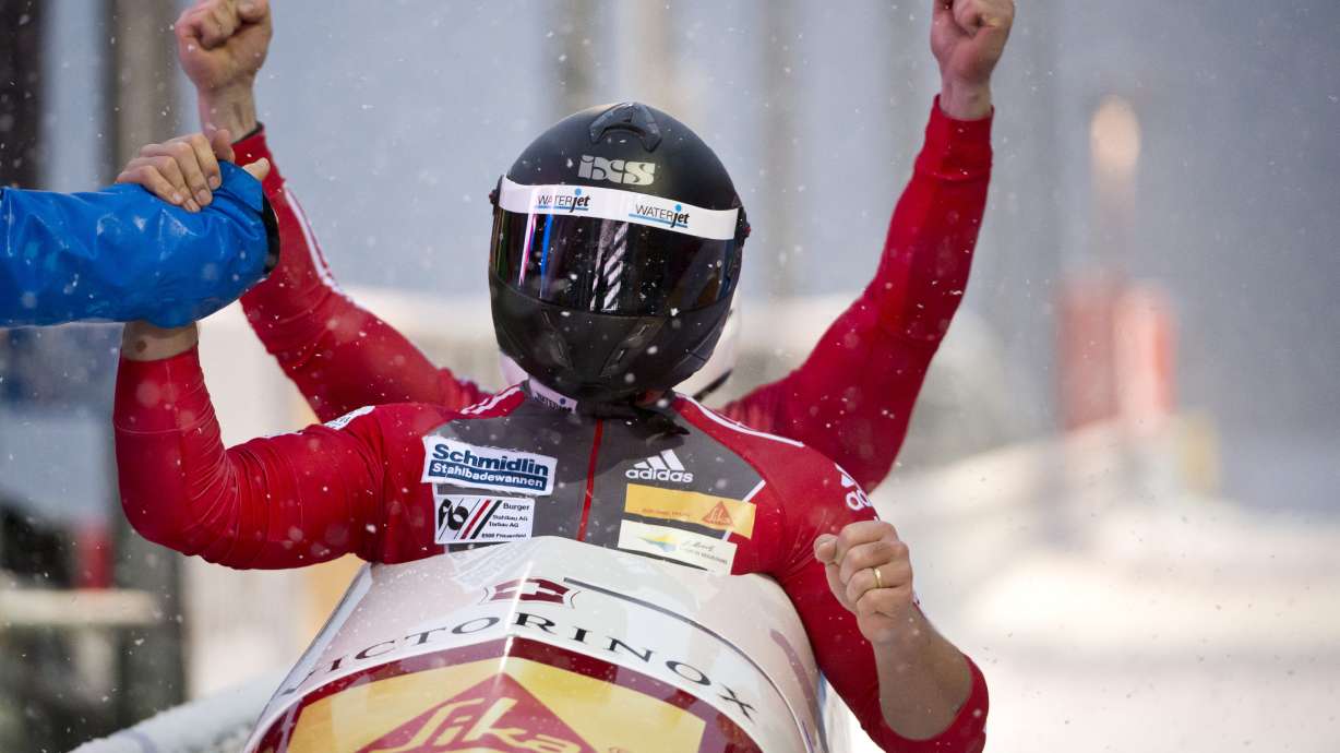 Switzerland's Hefti, Baumann win bobsled World Cup