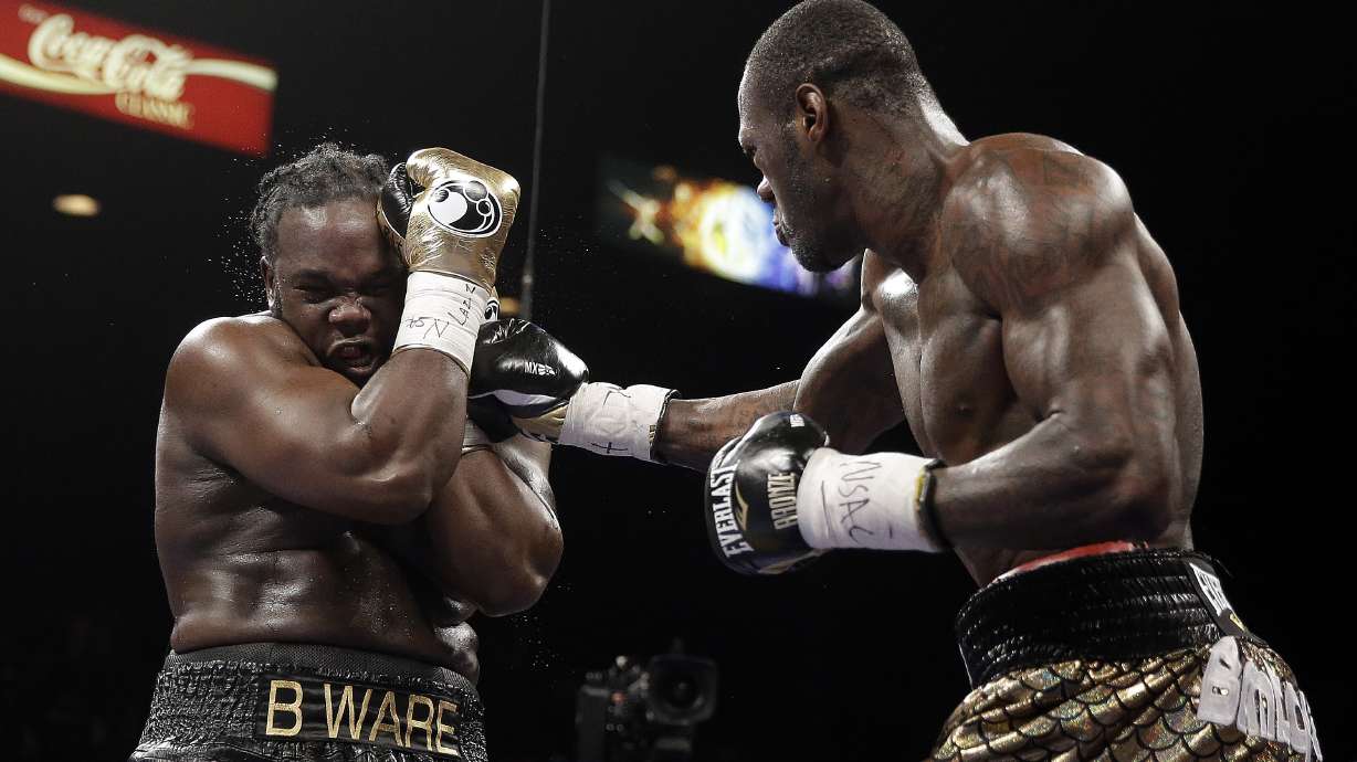 Wilder wins piece of heavyweight title over Stiverne