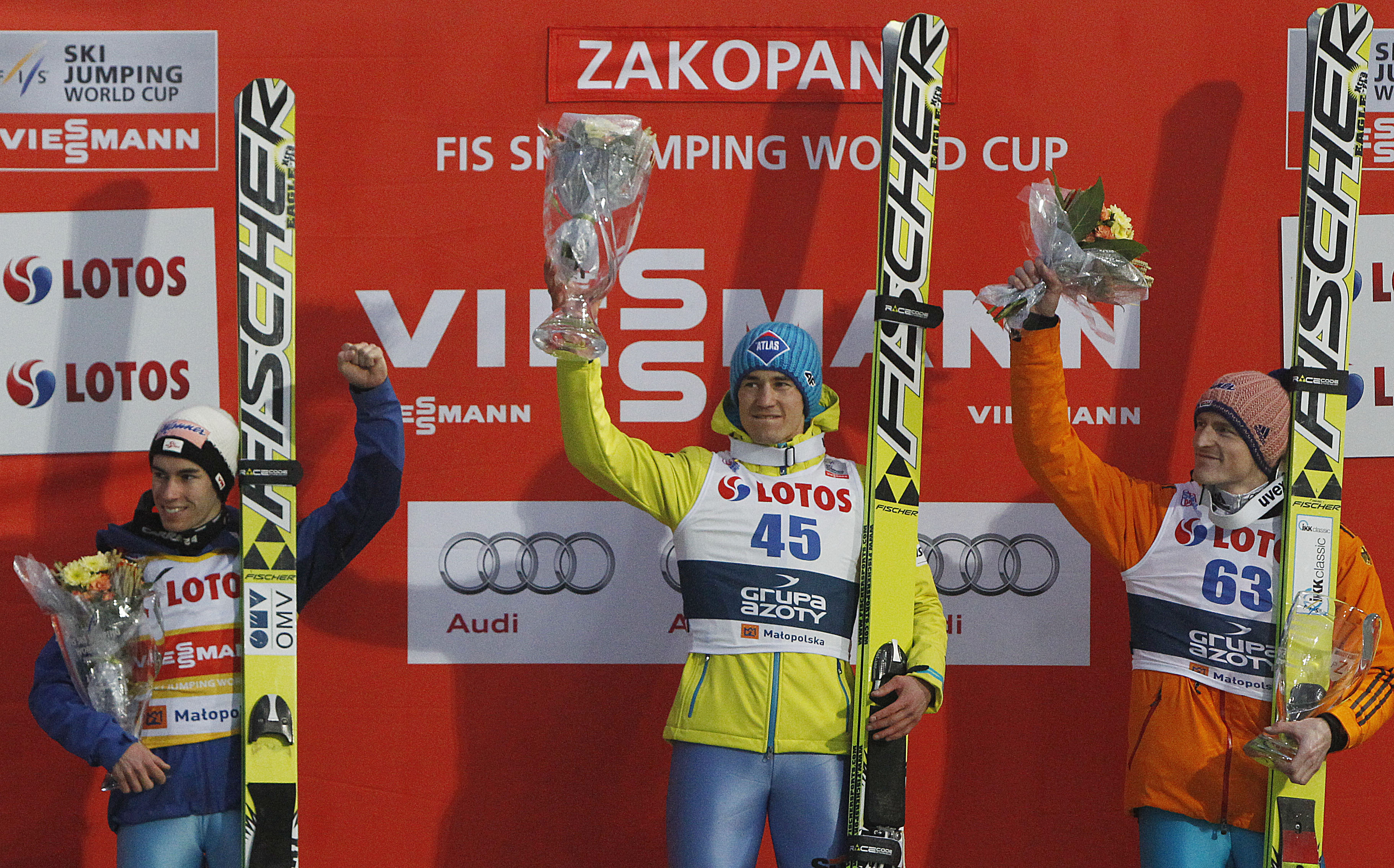 Poland's Stoch wins home World Cup ski jump event