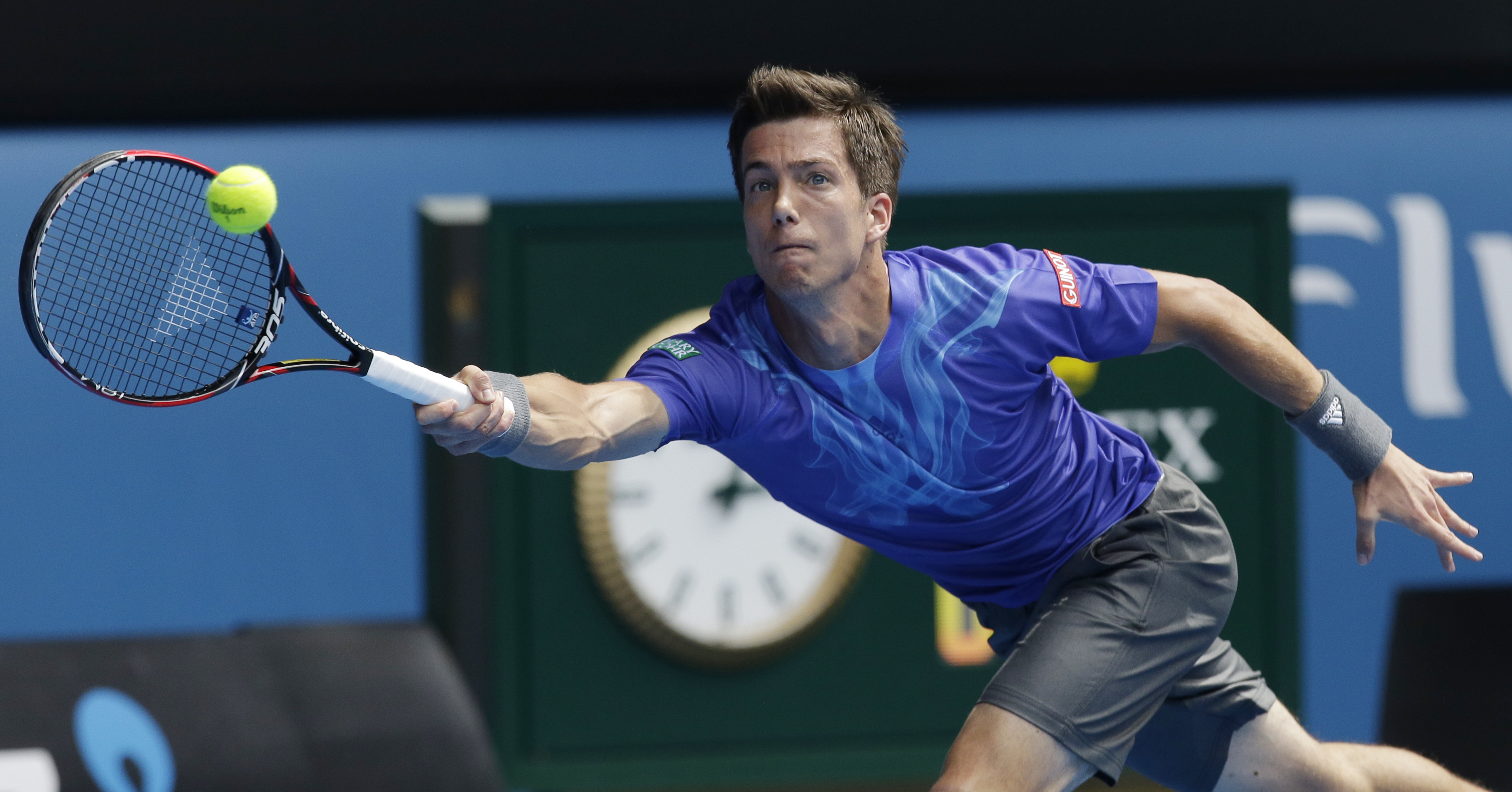 Novak Djokovic wins 1st-round match at Australian Open