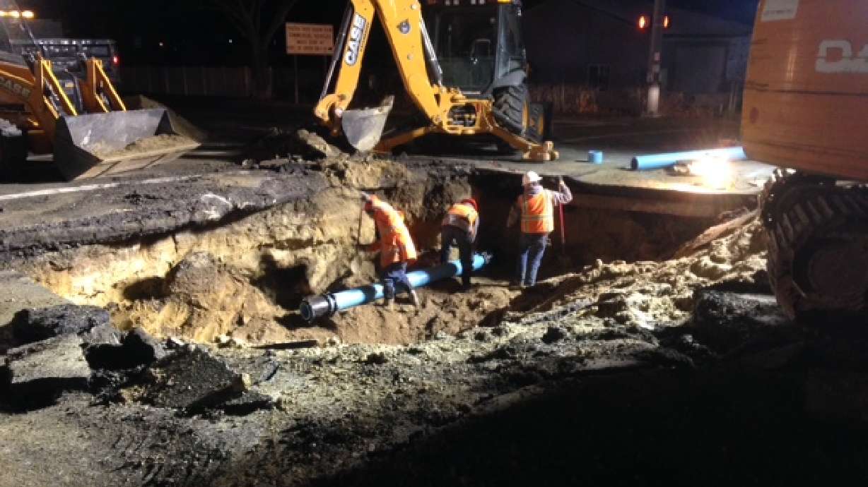 Water main break closes part of Brigham City's Main St. in both directions