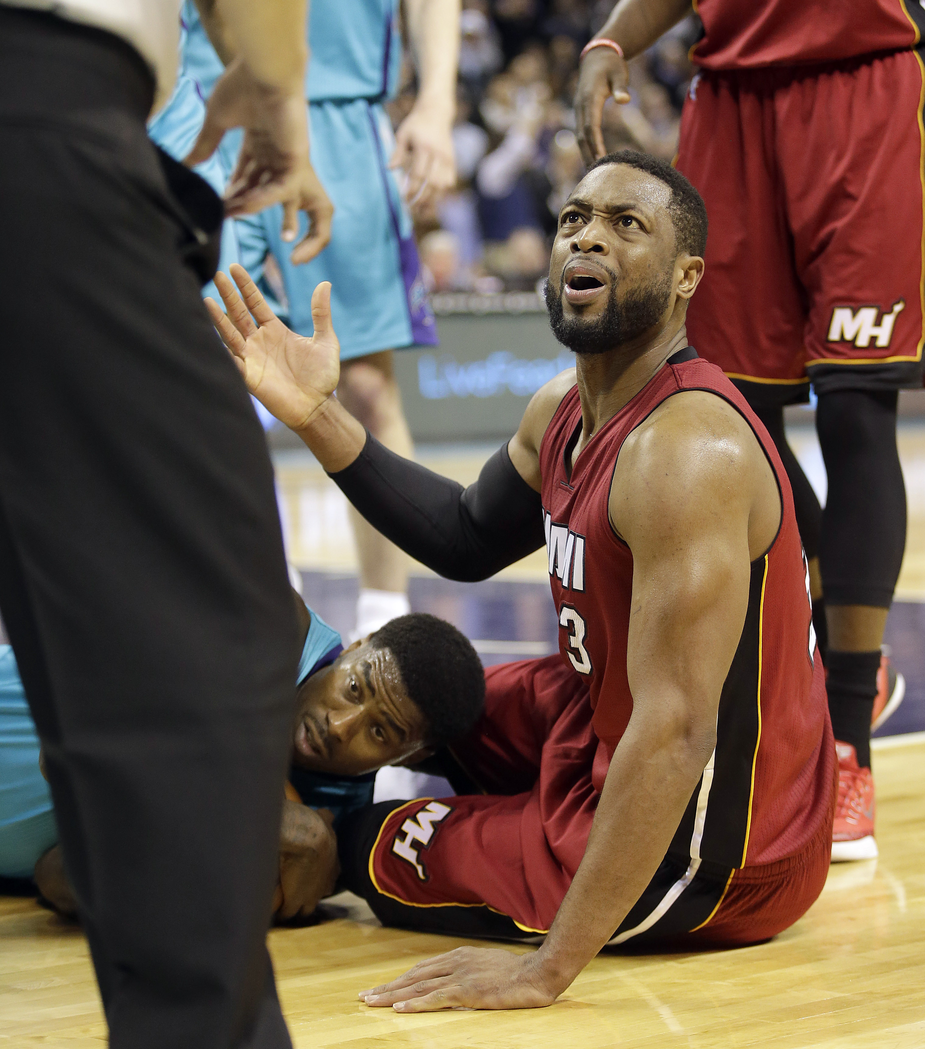 Heat's Wade fined $15K by NBA for gesture