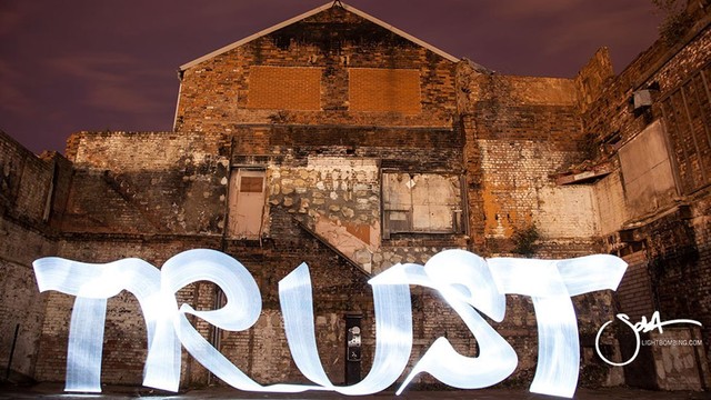 "It's me, the drunks and the burglars. To the average casual observer who just happens to come across me, I look like a complete nutter. I'm in the street waving a torch around. It's so dark you can't see my camera 90 percent of the time. And you're looking at this dude running around, thinking 'What the hell is going on?!'" -Sola