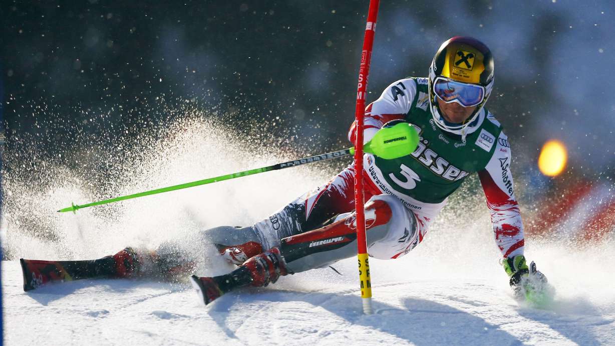 Hargin wins men's World Cup slalom for 1st career victory