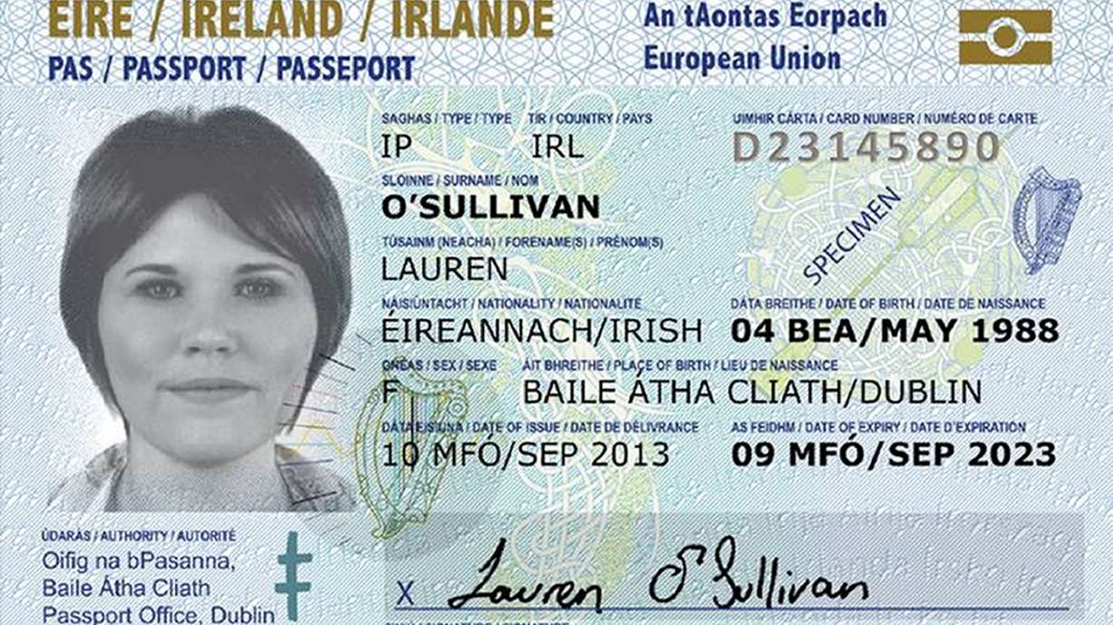 Ireland unveils credit card-style passports for EU travel