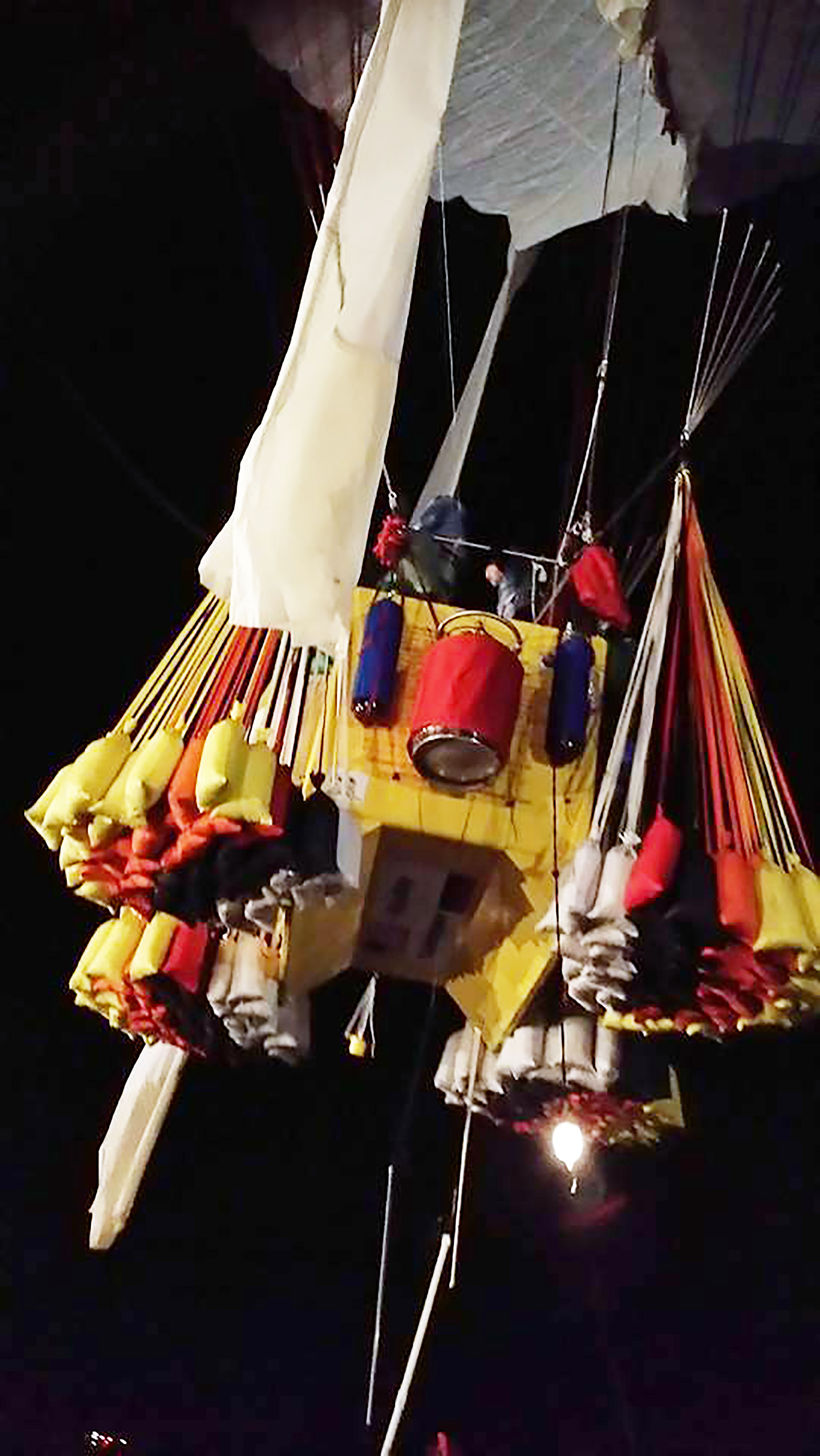 Trans-Pacific balloon crew: It's like camping in the sky