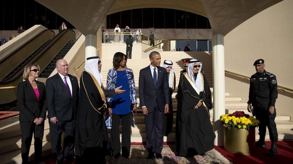 Michelle Obama navigates limits on women in Saudi Arabia