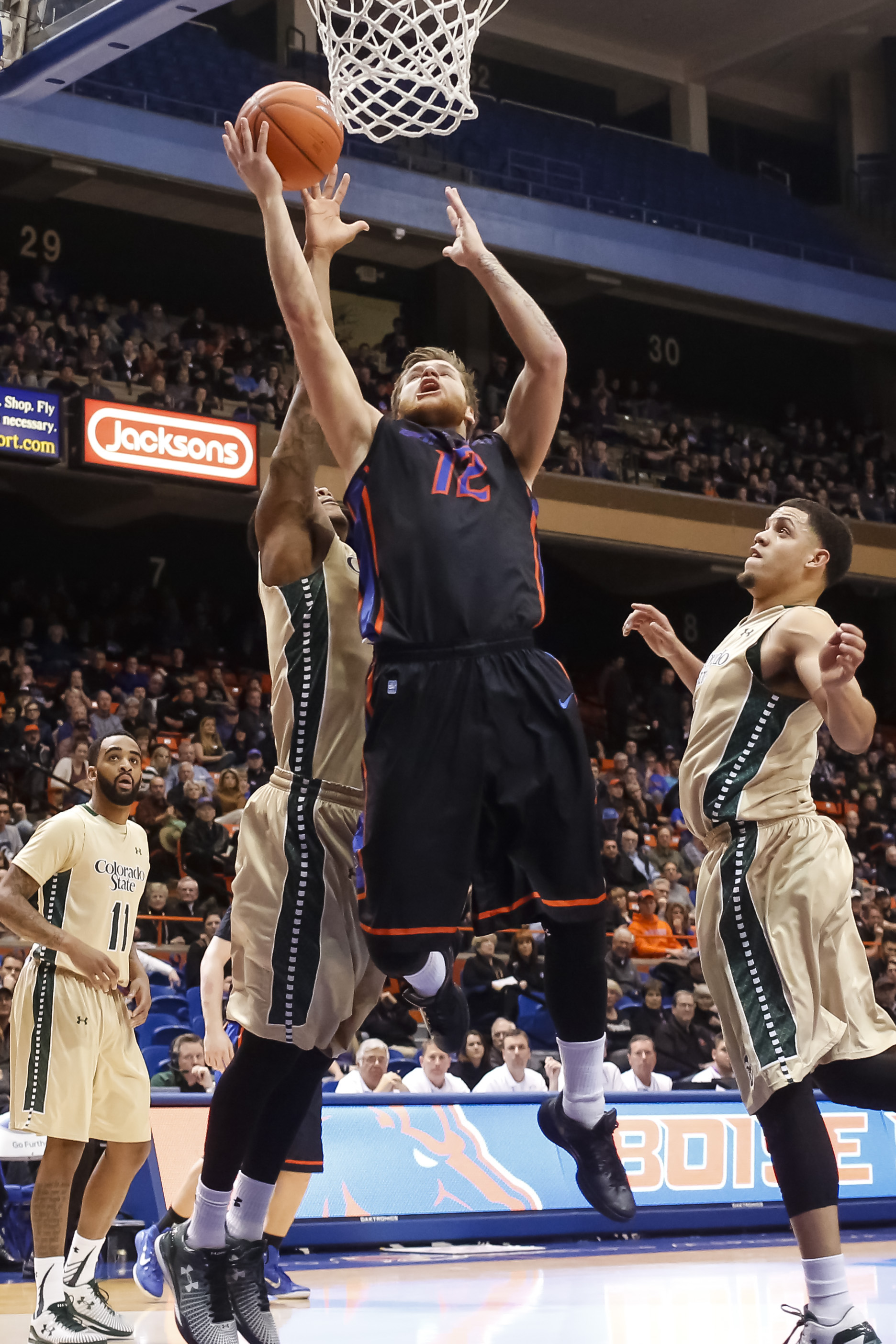 Boise St. comes back from 12-down; beats Colorado St. 82-78