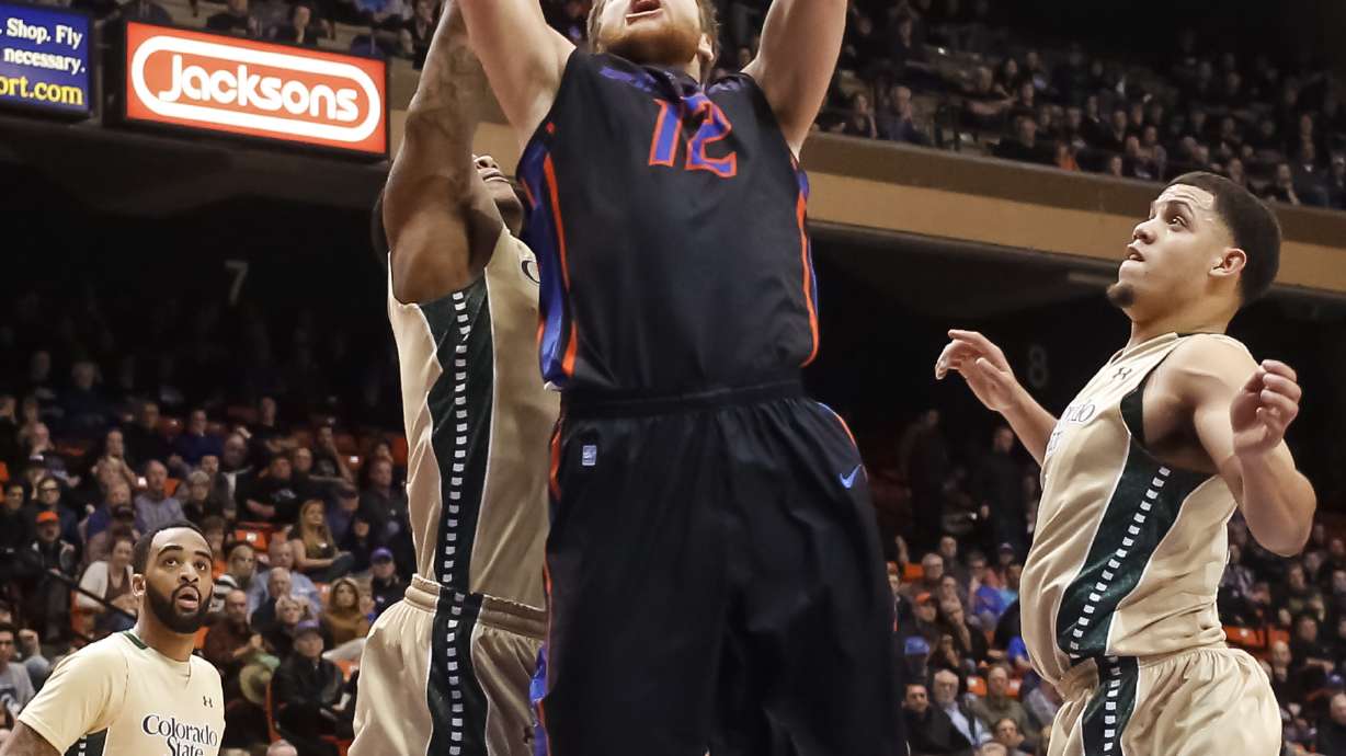 Boise St. comes back from 12-down; beats Colorado St. 82-78