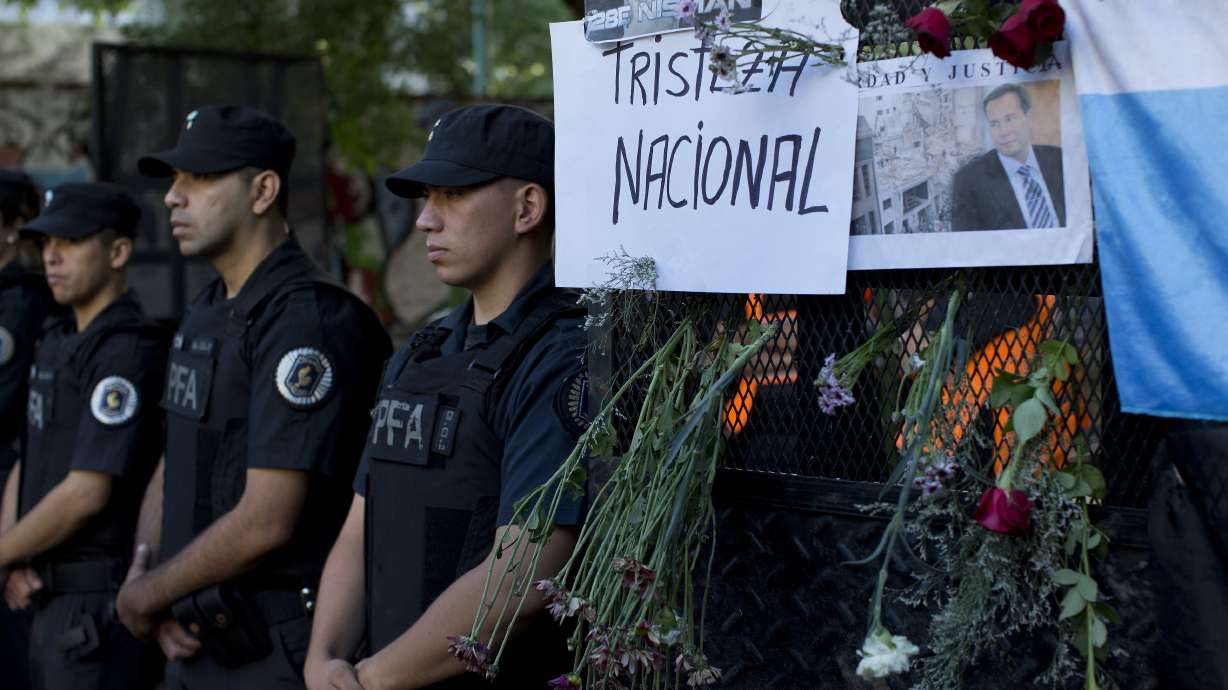 Test of gun finds only DNA of deceased Argentine prosecutor