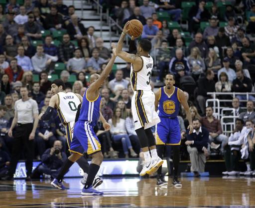 Hayward y Utah superan 110-100 a los Warriors