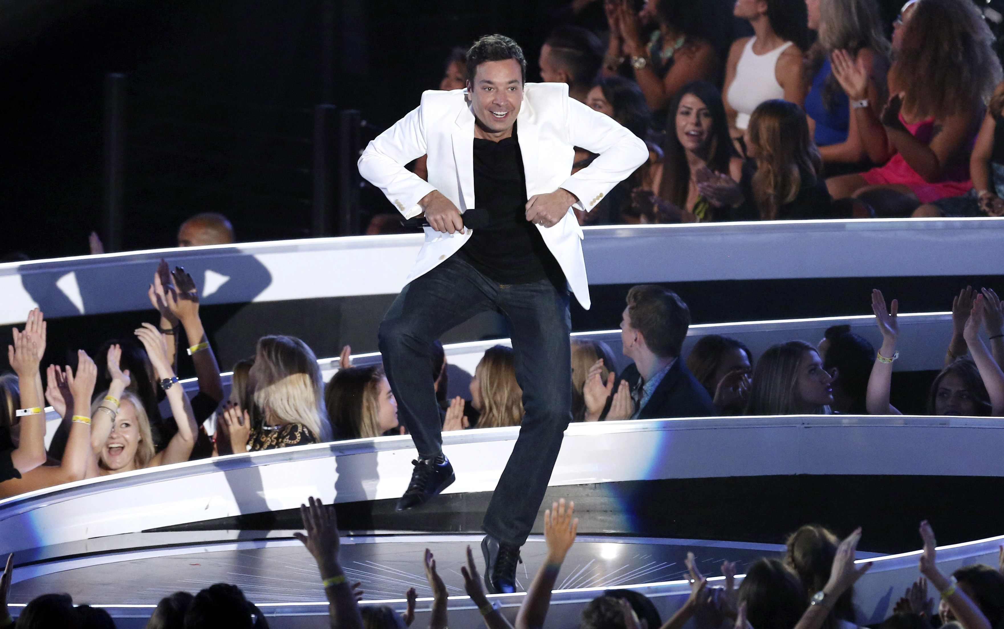 Fallon scores with lip-syncing, star power on 'Tonight Show'