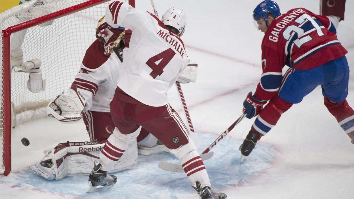 Korpikoski, Domingue lead Coyotes over Canadiens 3-2