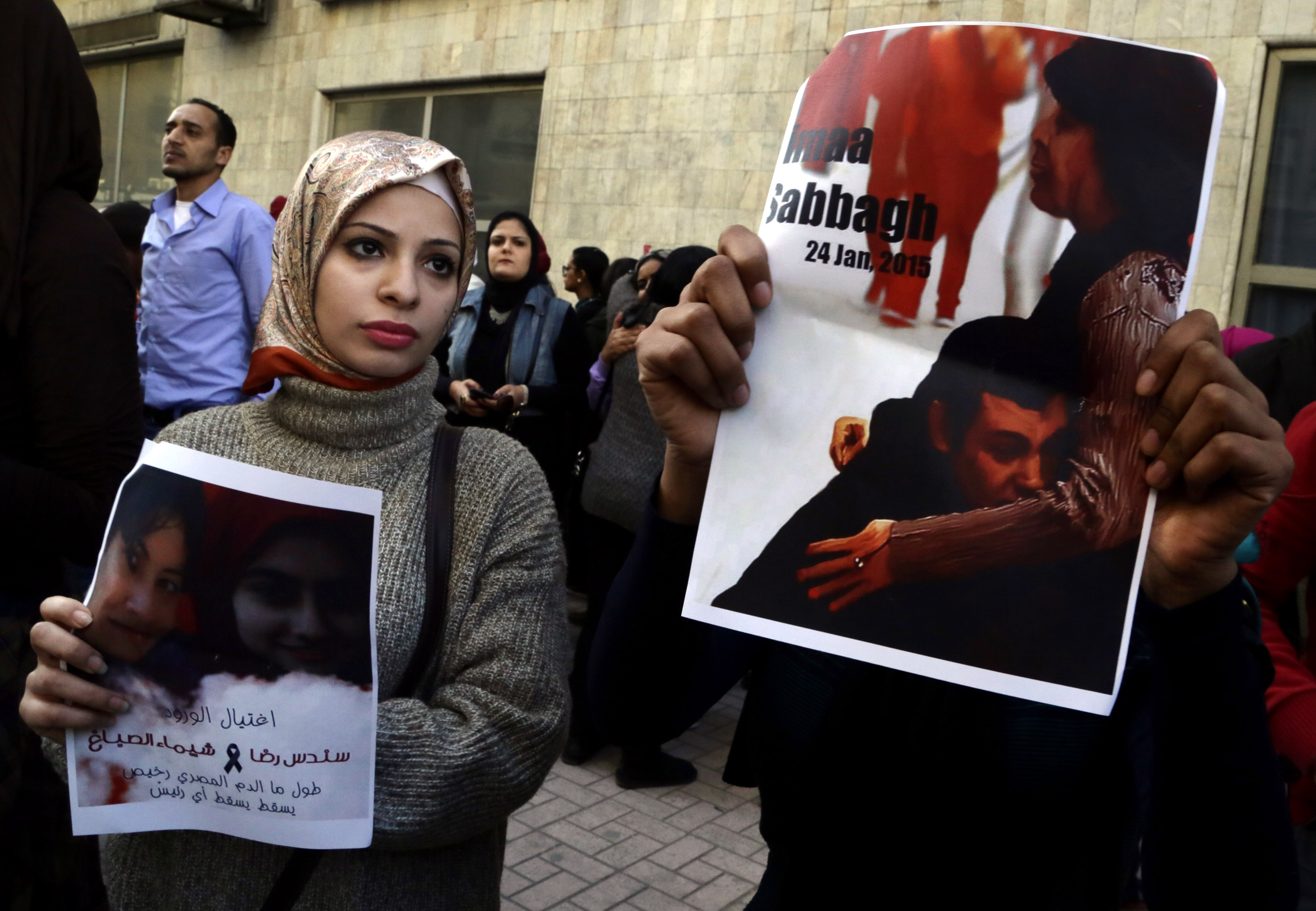 In a first, Egyptian president speaks about killed protester