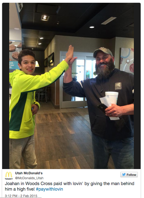 McDonald anuncia campaña en la que los clientes pueden pagar con amor y no con dinero