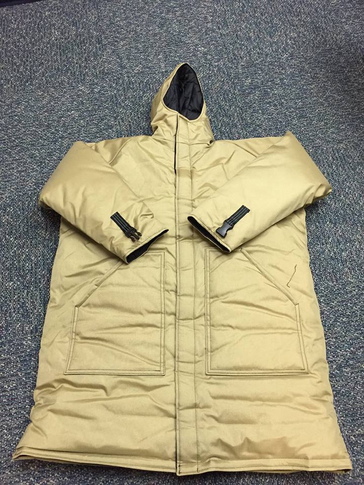 Officer raises funds to give convertible coat-sleeping bags to homeless