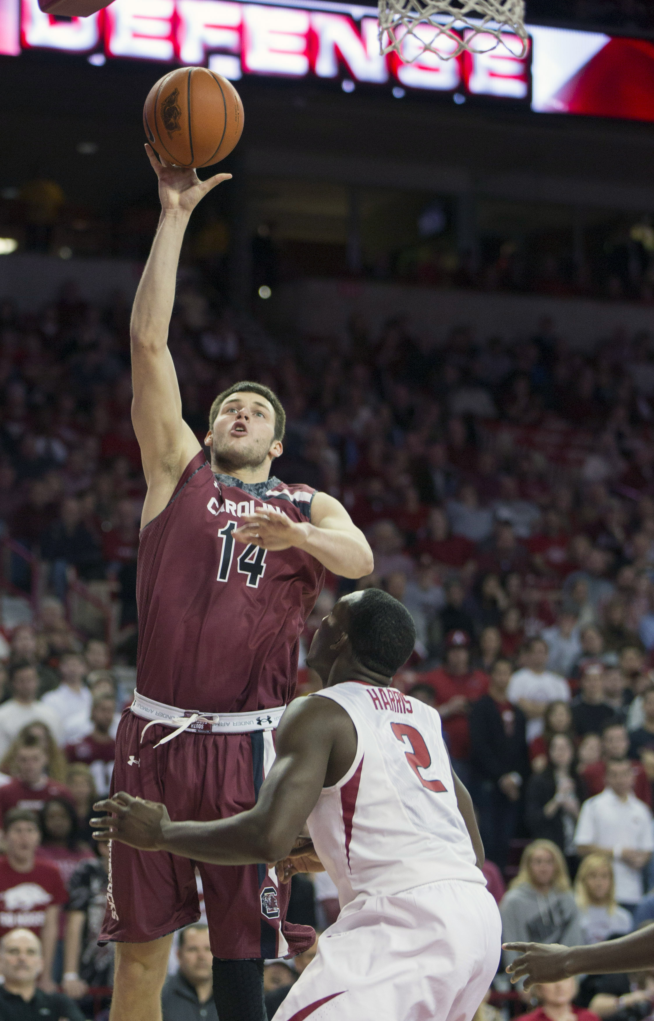 Portis' 18 points lifts Arkansas over South Carolina 75-55