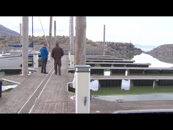 Los niveles de agua del Gran Lago Salado siguen bajando y comienza a preocupar 
