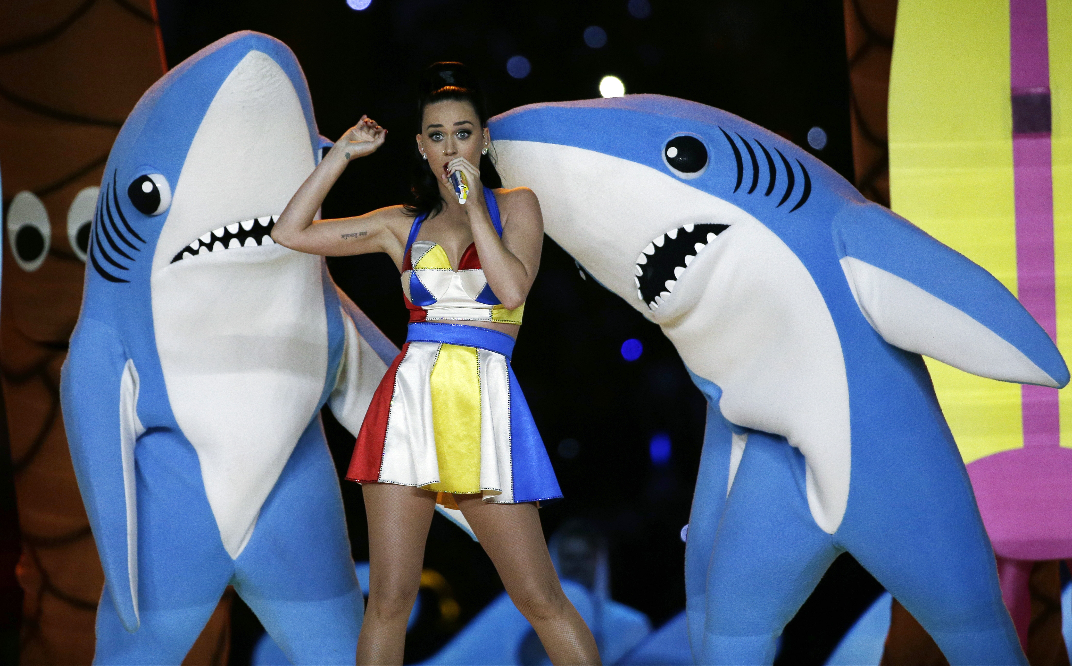 Katy Perry's dancing shark takes bite out of artist's idea
