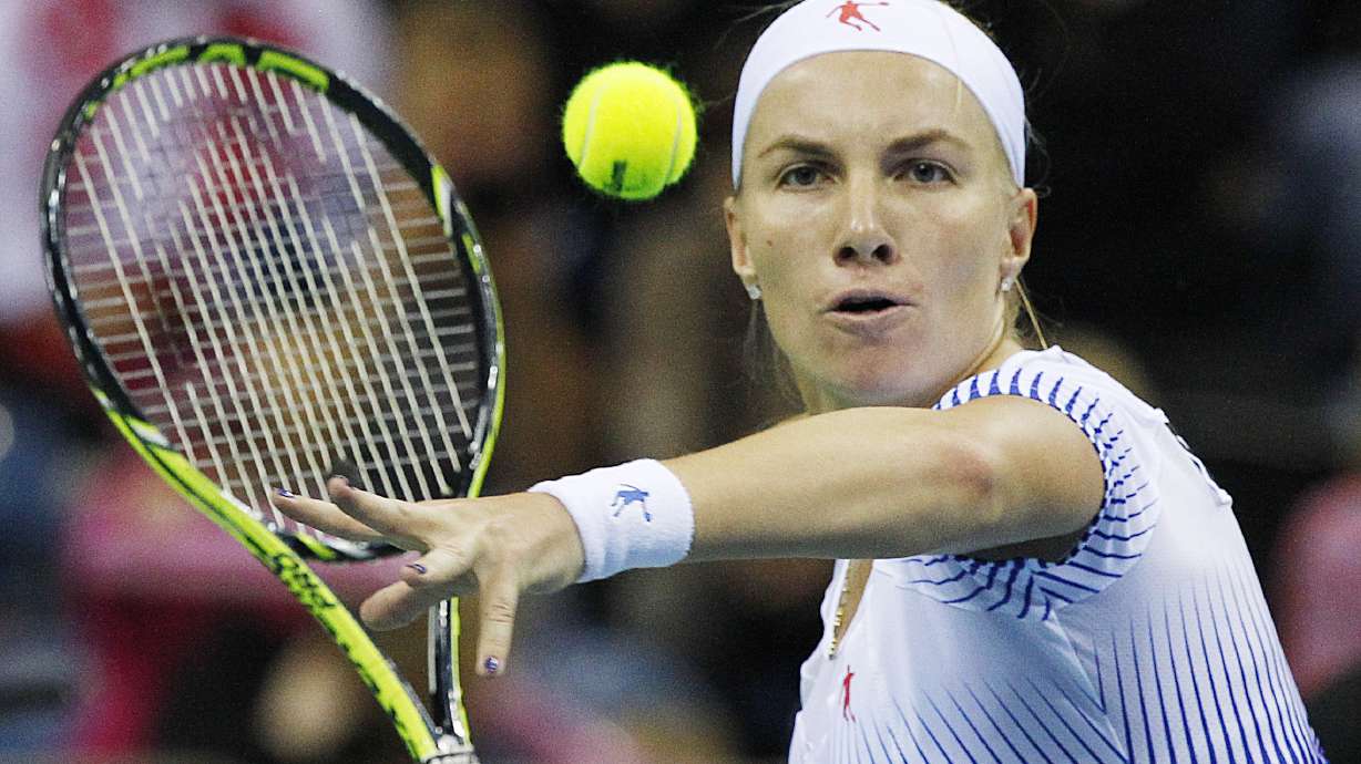 Russia takes 1-0 lead over Poland in 1st round of Fed Cup