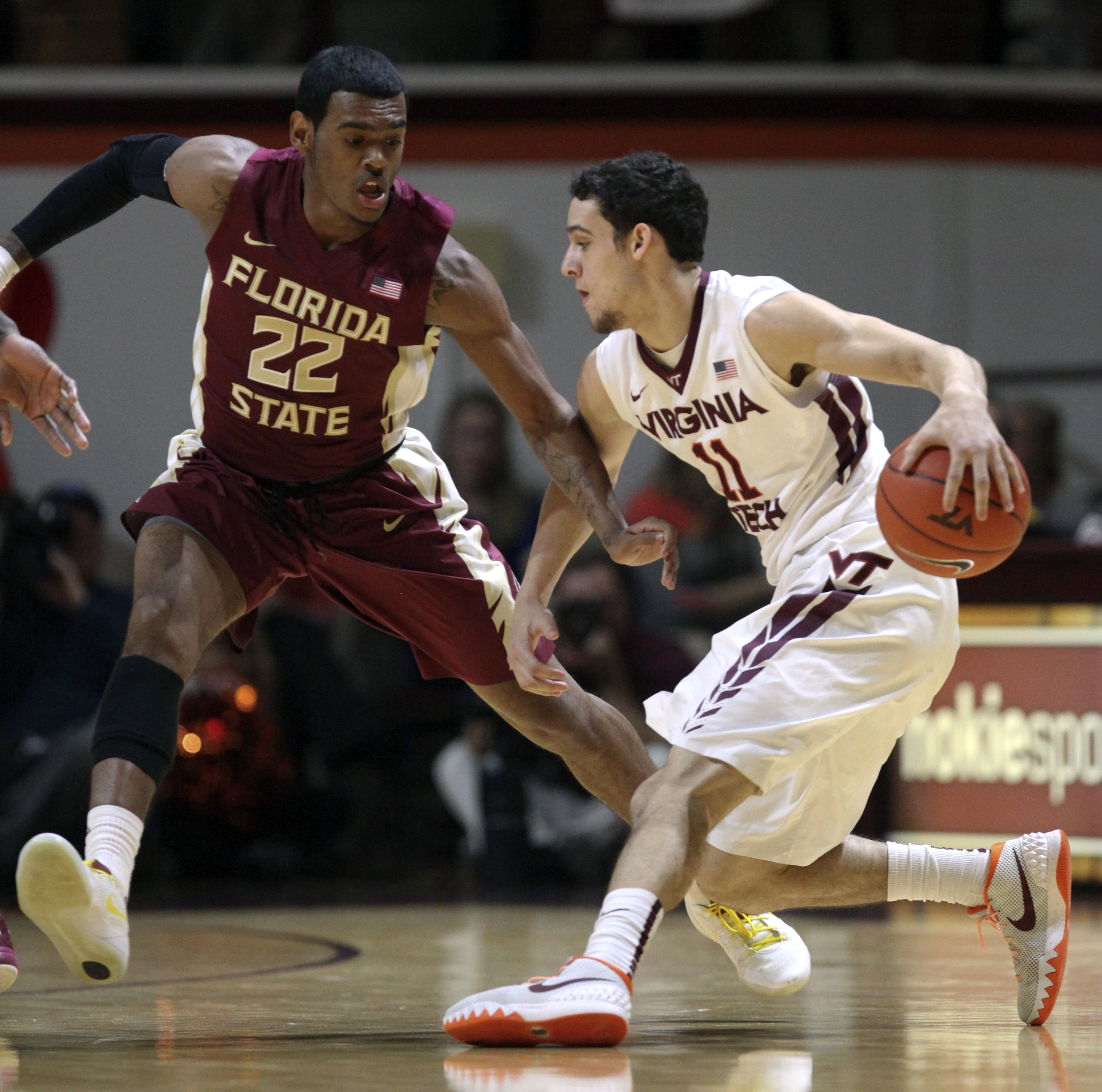 Brandon leads Florida State over Virginia Tech 73-65