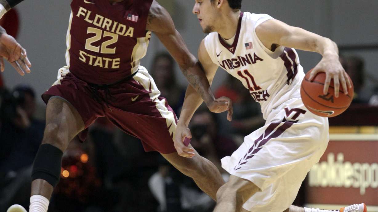 Brandon leads Florida State over Virginia Tech 73-65