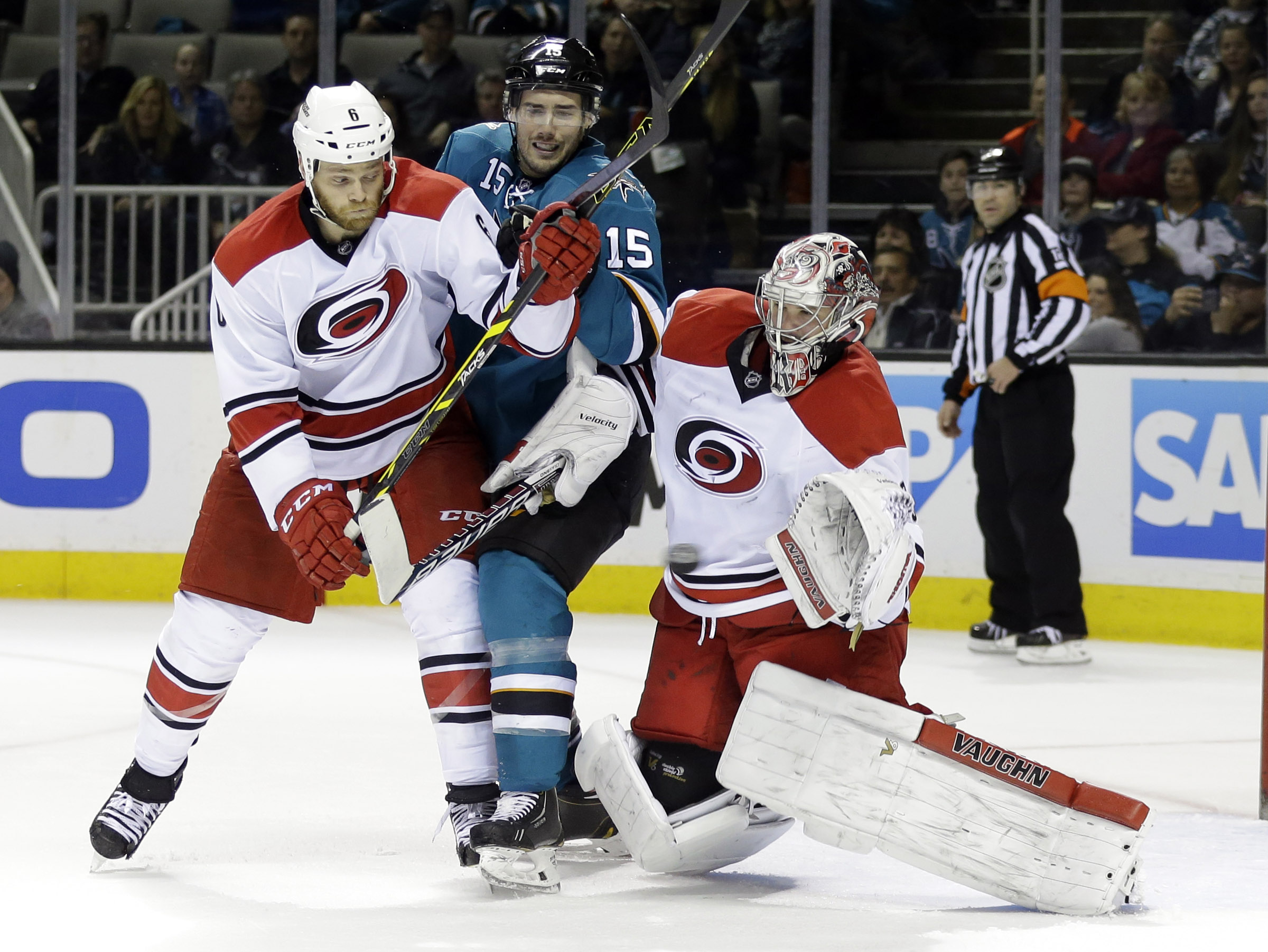 Sekera leads Hurricanes past Sharks