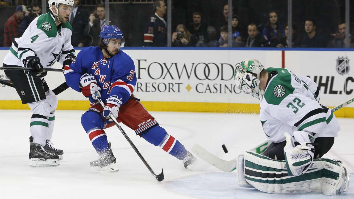 Hemsky scores in overtime to lift Stars past Rangers, 3-2