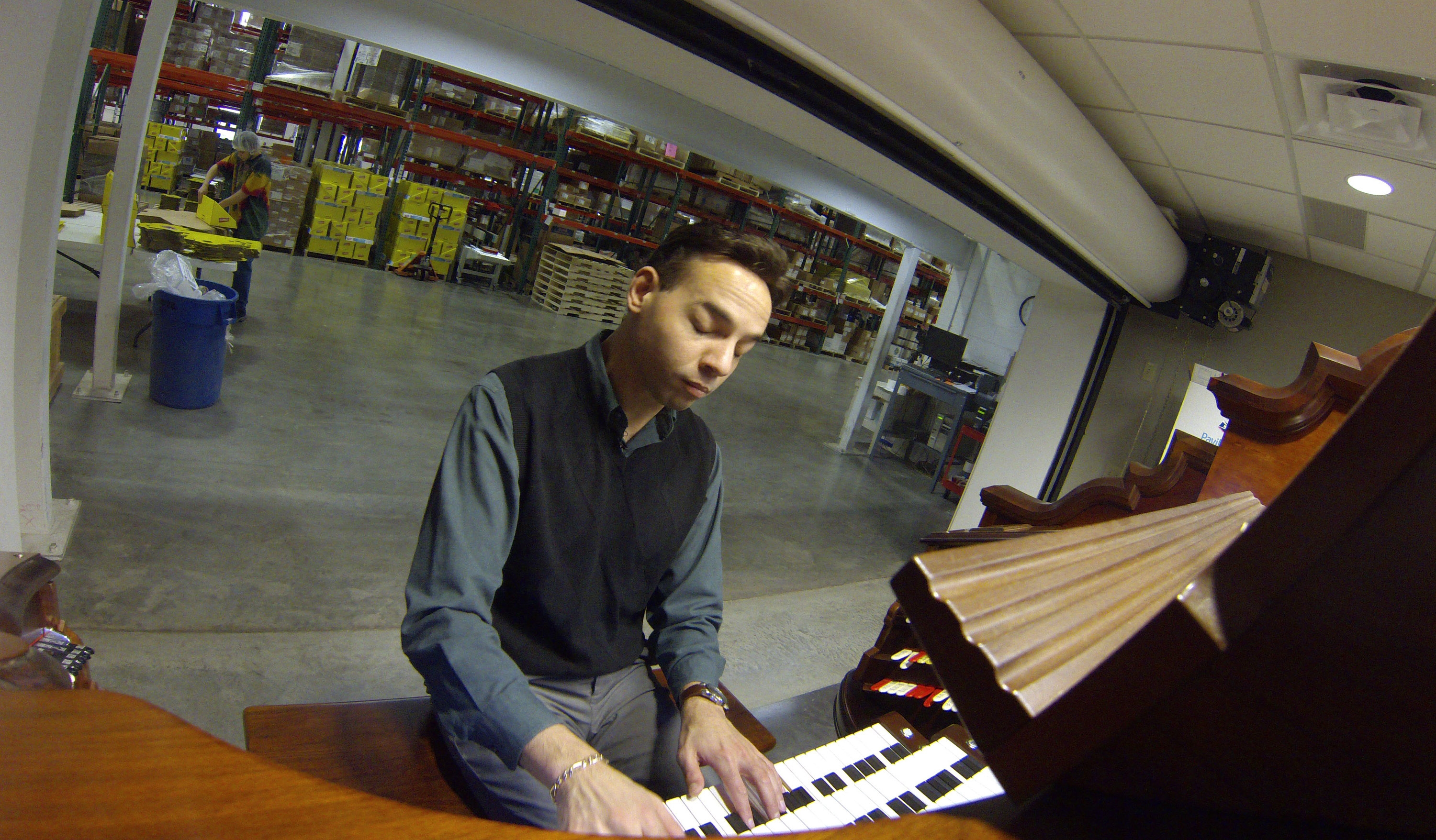Lip balm maker builds theater pipe organ in warehouse