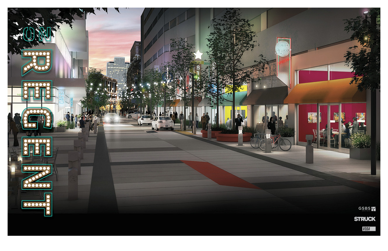 City unveils new plans for downtown Regent Street by theater