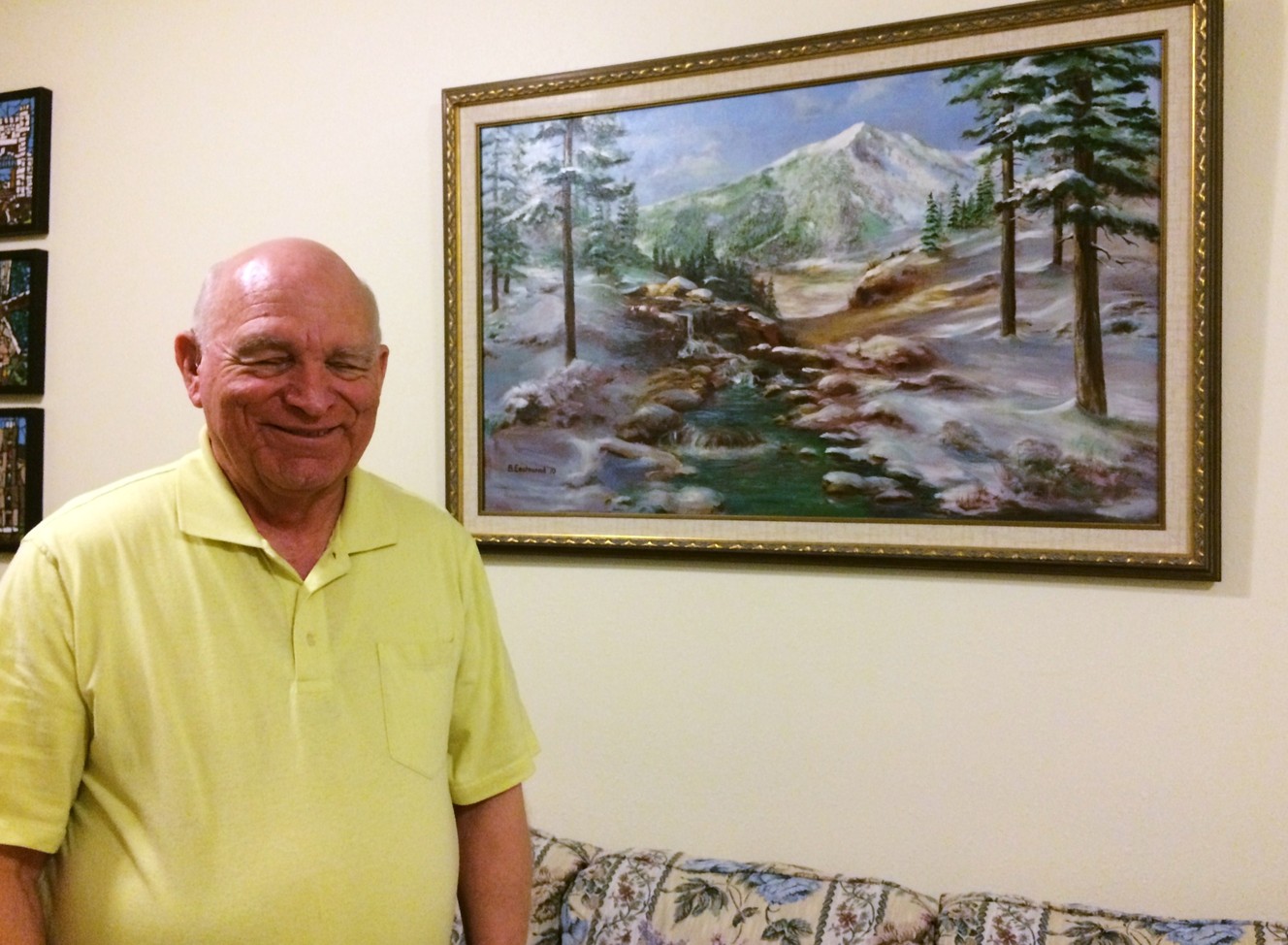 76-year-old Cedar Hills man creates great art despite being blind