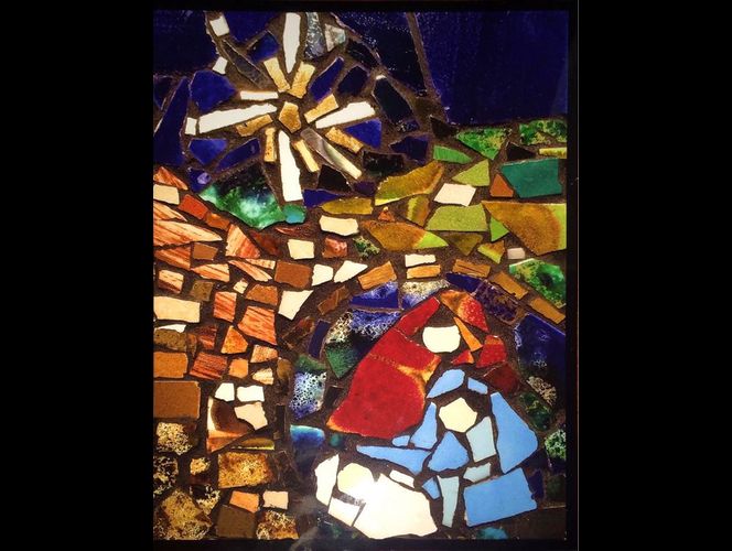 Hombre de 76 años de UT crea obras de arte a pesar de estar ciego 