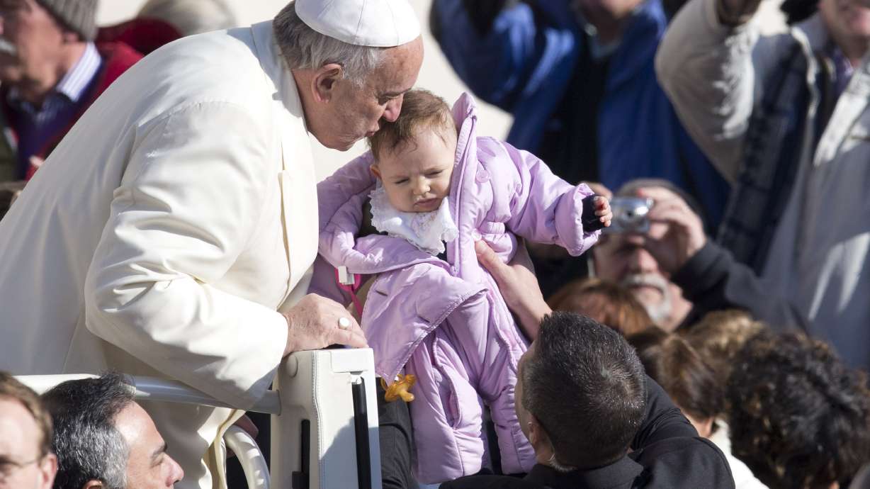 Pope walks in Ash Wednesday procession between Rome churches