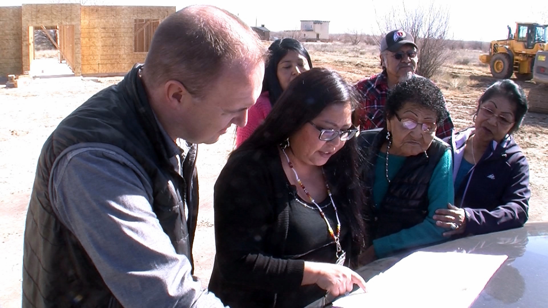 Members of the Ute Indian Tribe say they don't need municipal permits to build a new community center in Myton, Duchesne County, because the center sits on tribal trust lands. Myton city officials and their attorneys, however, question whether the tribe still has jurisdiction over the land in light of a recent ruling by a federal judge. (Photo: Geoff Liesik, KSL-TV)