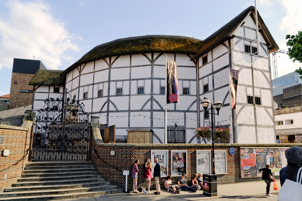 Modern reconstruction, known as Shakespeare's Globe, opened its doors in 1997 approximately 750 feet from the original theater. Photo: Pres Panayotov/Shutterstock.com