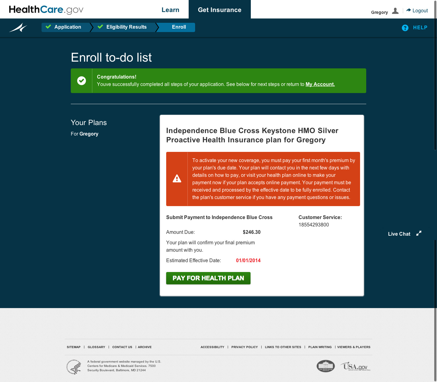 Being signed up doesn't end the trials for Obamacare and those on Healthcare.gov, thousands have tax information missing. (Healthcare.gov)