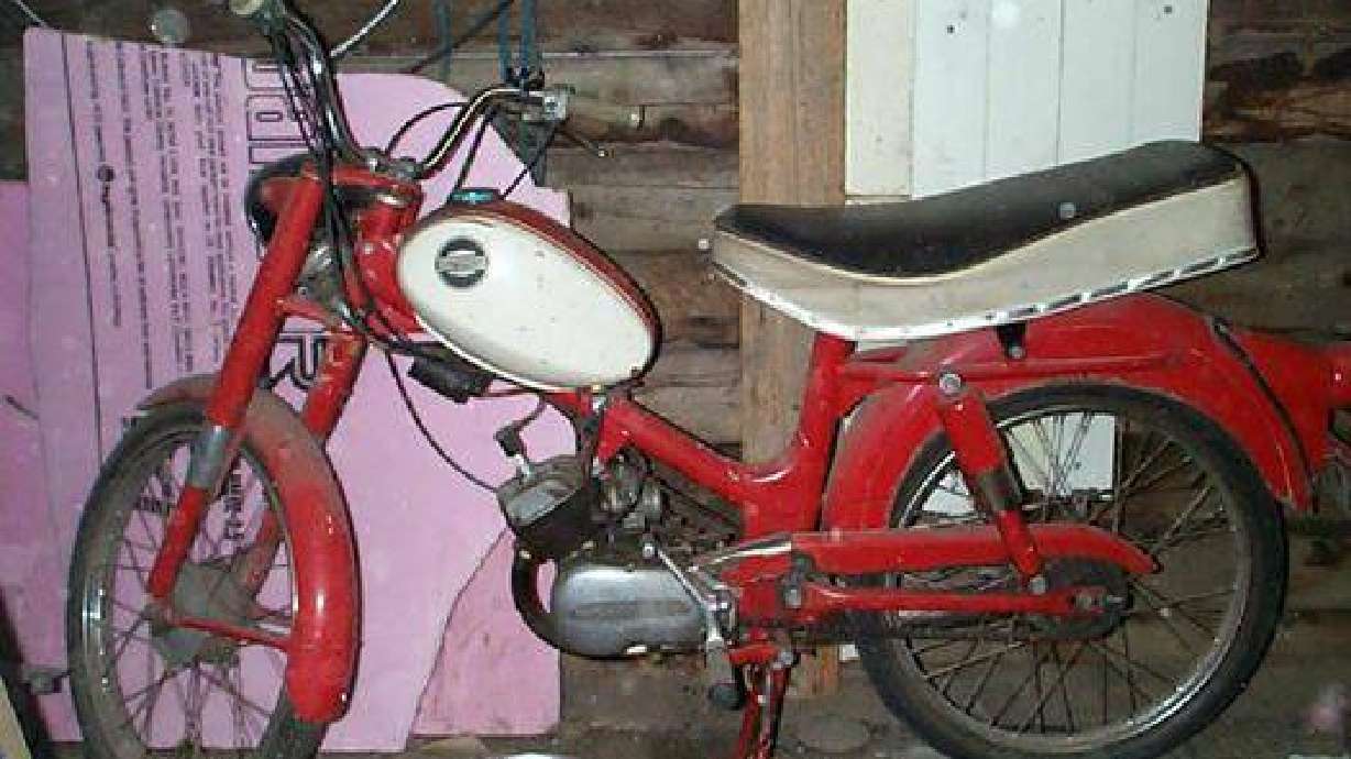 50-year-old Harley-Davidson moped stolen from Hyrum home