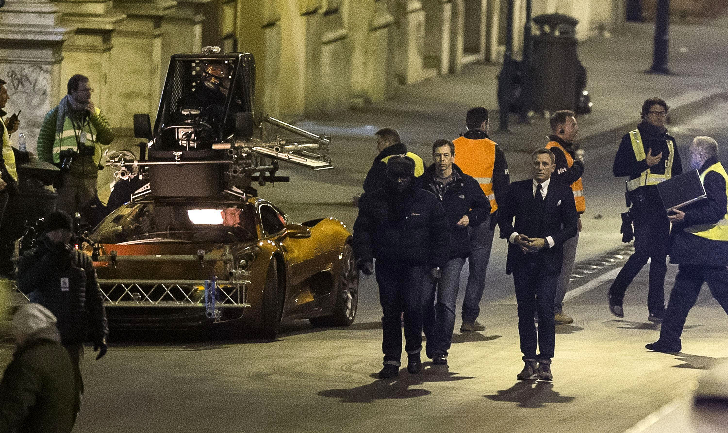 007 production moves to Rome with oldest Bond girl, Bellucci