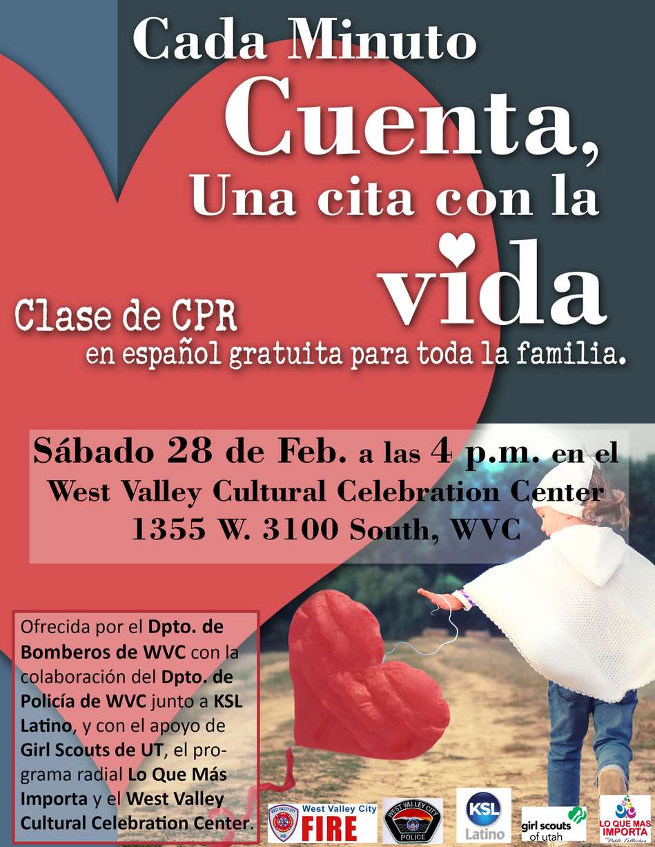 Sábado 28 clase de CPR gratis para toda la familia en donde los más pequeños aprenderán jugando
