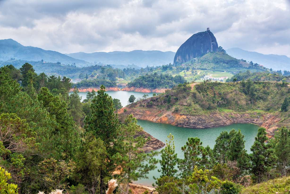 View of The Rock near the town of Guatape, Antioquia in Colombia (Photo: Jess Kraft/Shutterstock.com)