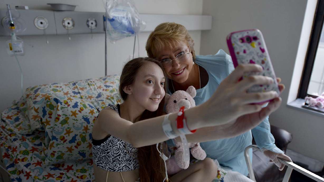 Chile's president meets with ailing teen who asked to die