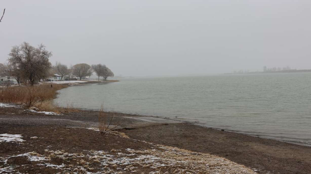 A 10-year-old boy died after falling through the ice at Gunnison Bend Reservoir on Monday.