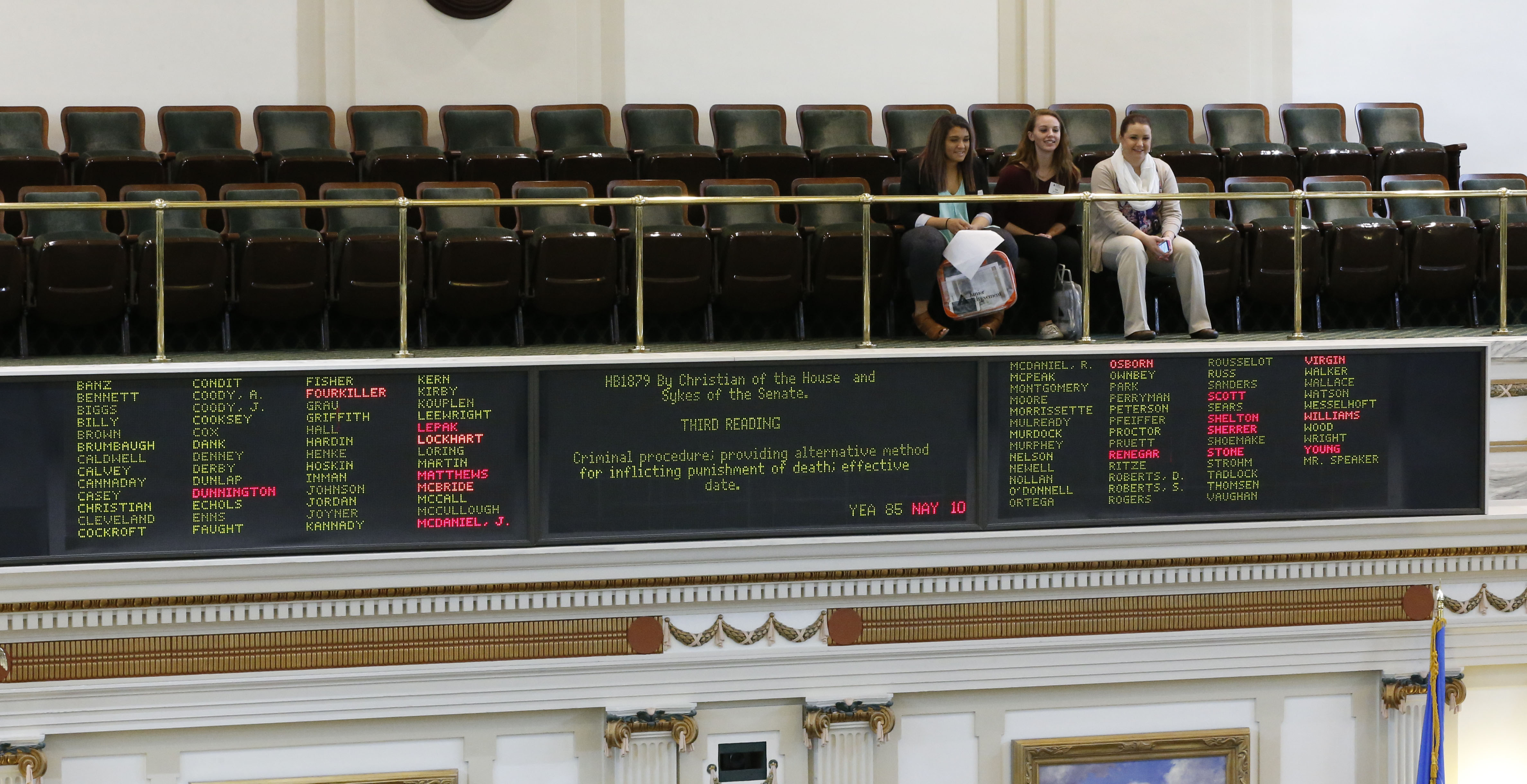 Nitrogen Gas Executions Approved By Oklahoma House | KSL.com