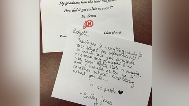 Kansas students' senior prank is one the principal doesn't mind