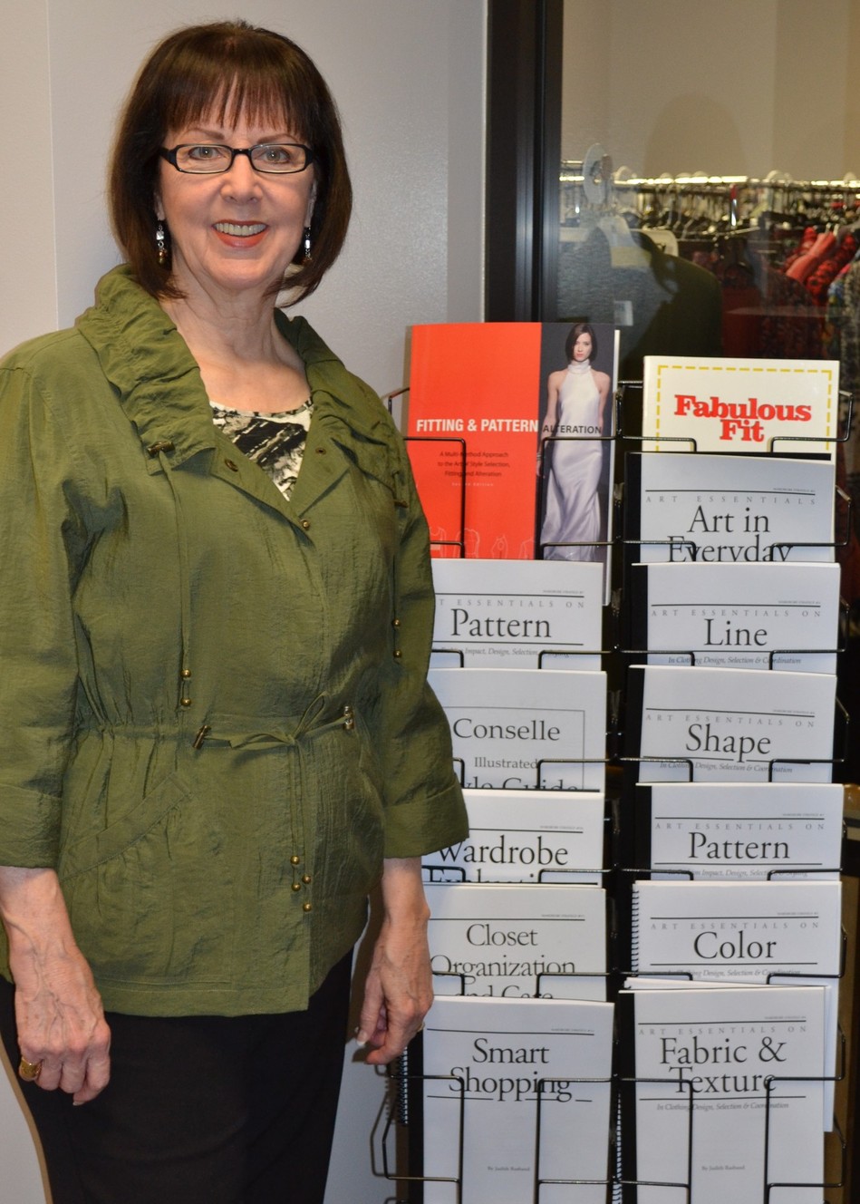 Judith Rasband has written many manuals and published several books on image management. She teaches her clients how to use shape, color, pattern, line and texture to their best advantage. (Photo: Becky Griffin )