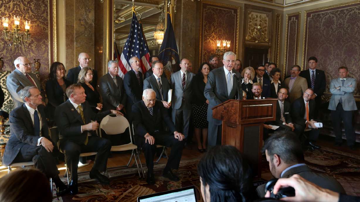 Hatch, Utah senators asking support for religious freedom legislation