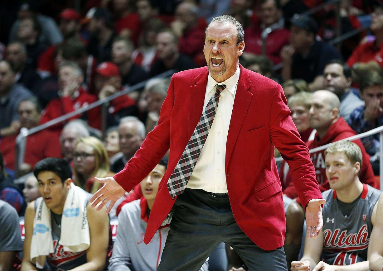 Current University of Utah head coach Larry Krystkowiak played for Stew Morrill at Montana when Morrill was an assistant coach there. (Ravell Call/Deseret News)