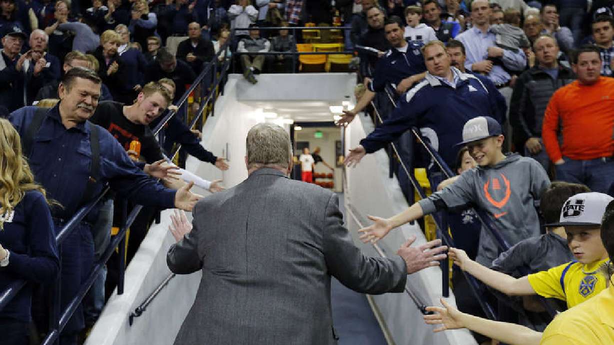 Morrill business as usual while Utah State celebrates coach's final regular-season game